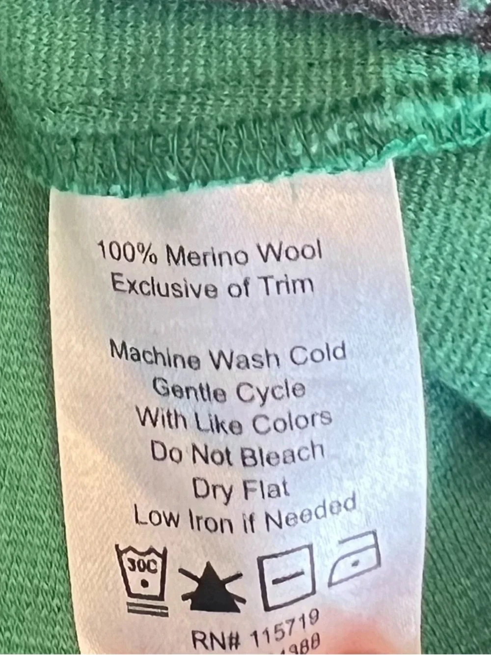 IBEX Green Merino Wool Shak Jacket Full Zip Womens Sz Medium - Picture 10 of 12
